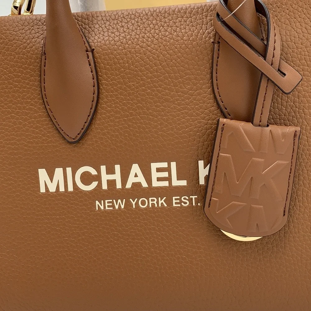 MICHAEL KORS Mirella Small Shopper TZ XBody Pebbled Leather Crossbody
Luggage - Picture 10 of 16